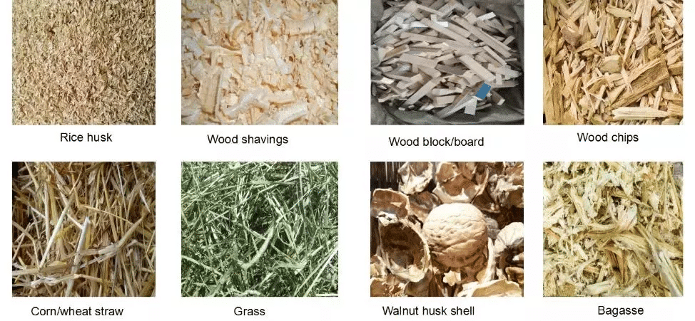 biomass pellets raw materials